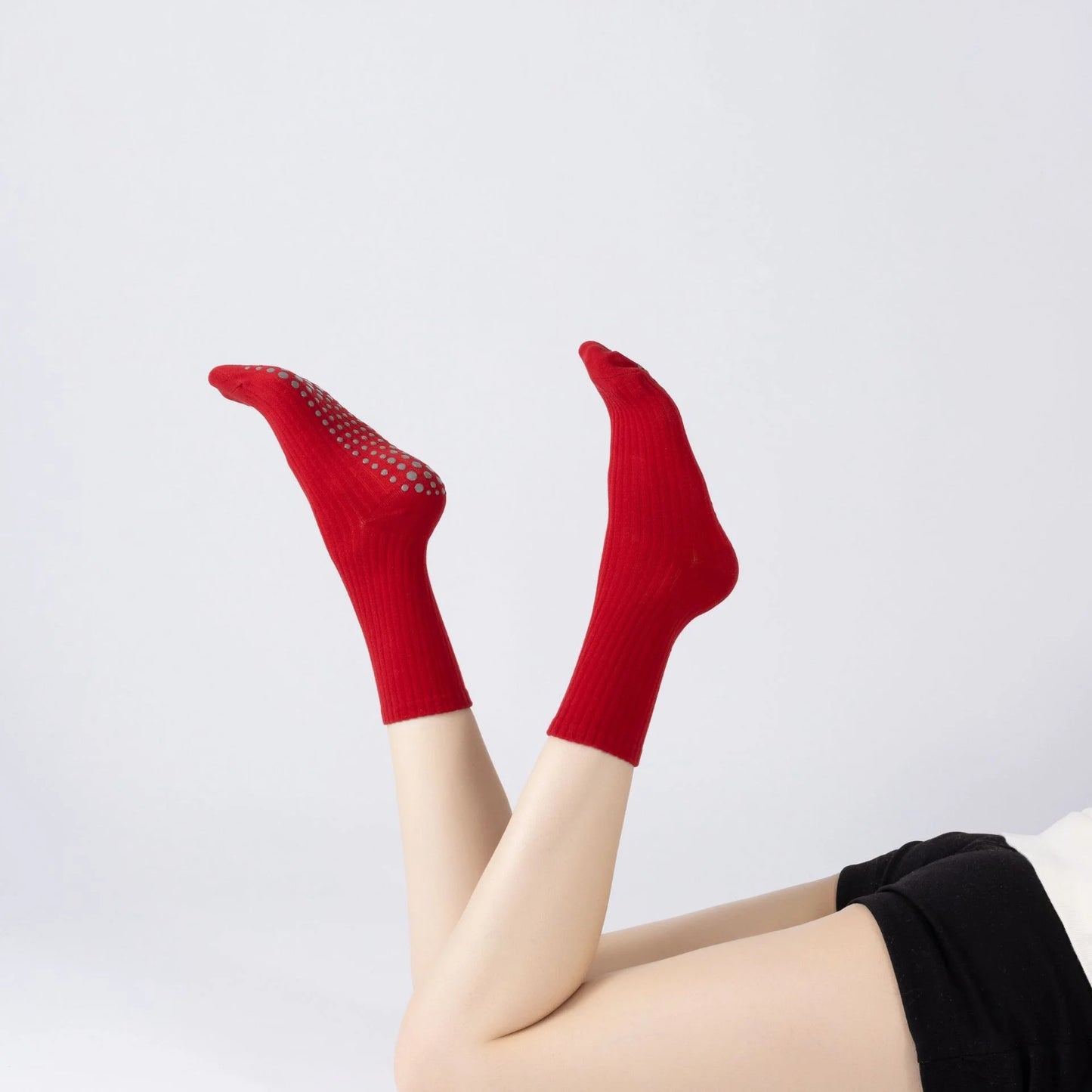 Rutschfeste Pilates-, Yoga- und Gymnastiksocken für Damen als Weihnachtsgeschenk