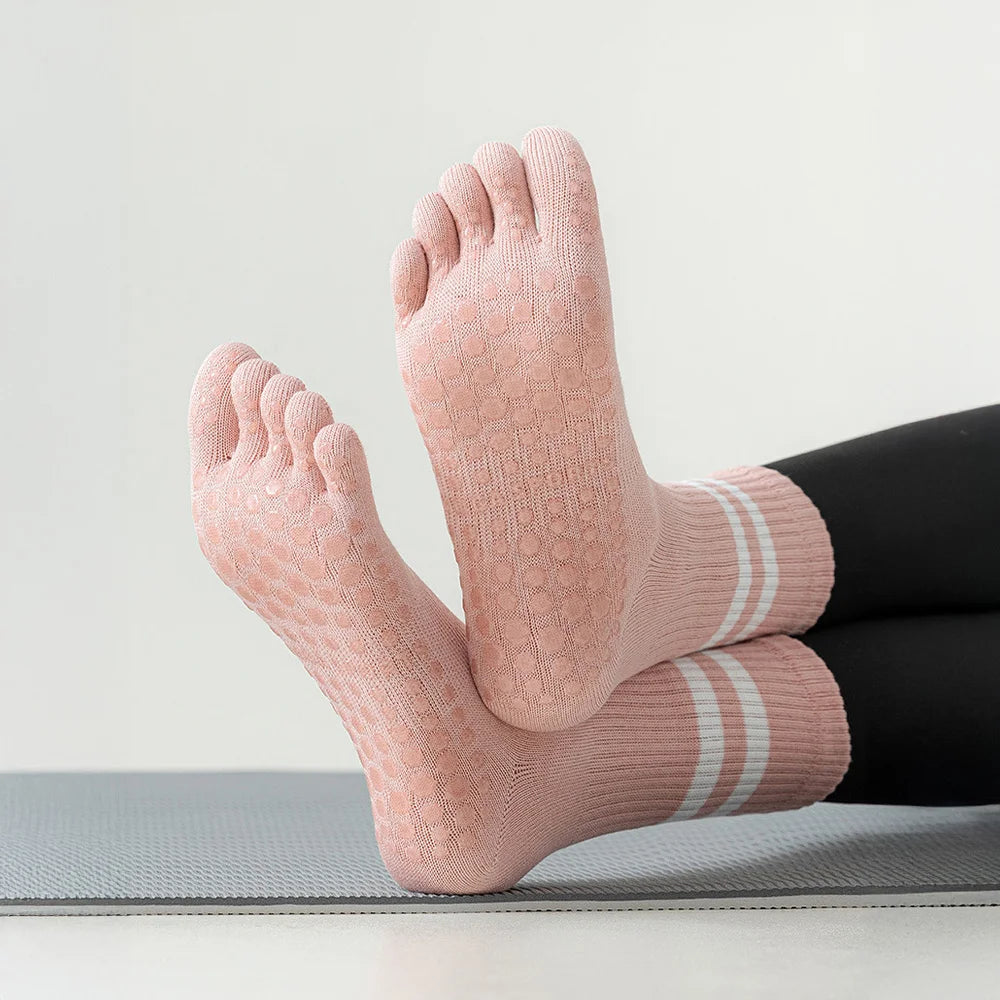 Toe Grip Pilates, Yoga, and Gym Socks for Women