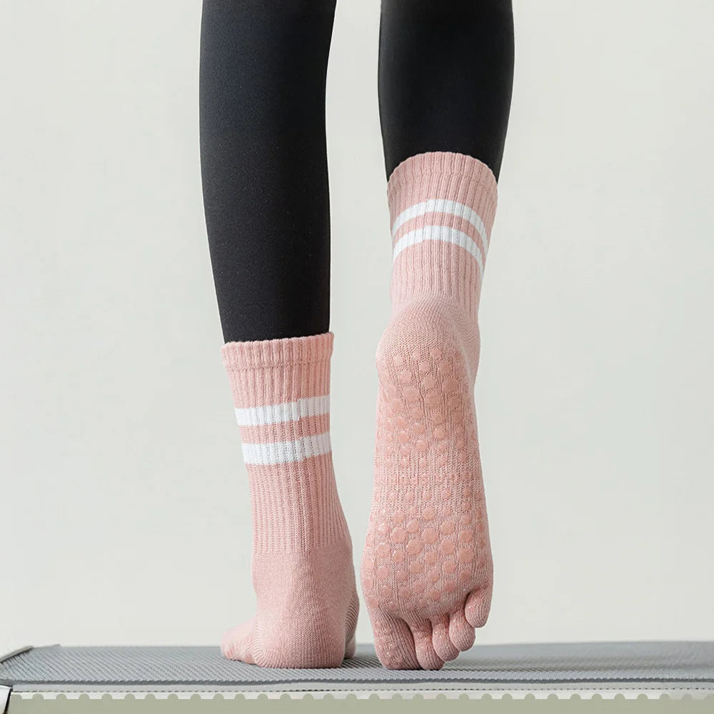 Toe Grip Pilates, Yoga, and Gym Socks for Women