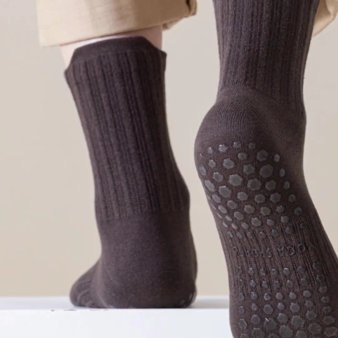 Anti-Slip Gym Grip Socks for Men