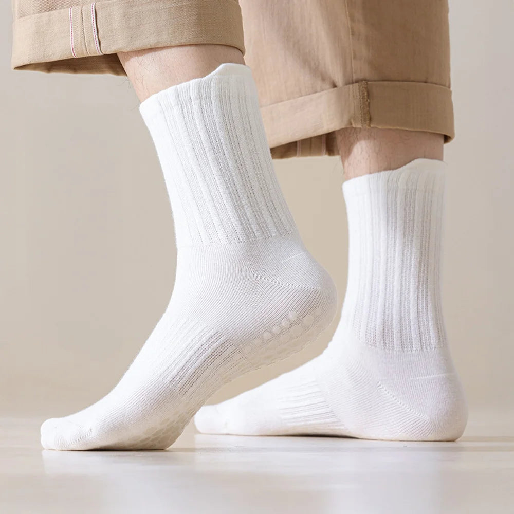 Anti-Slip Gym Grip Socks for Men