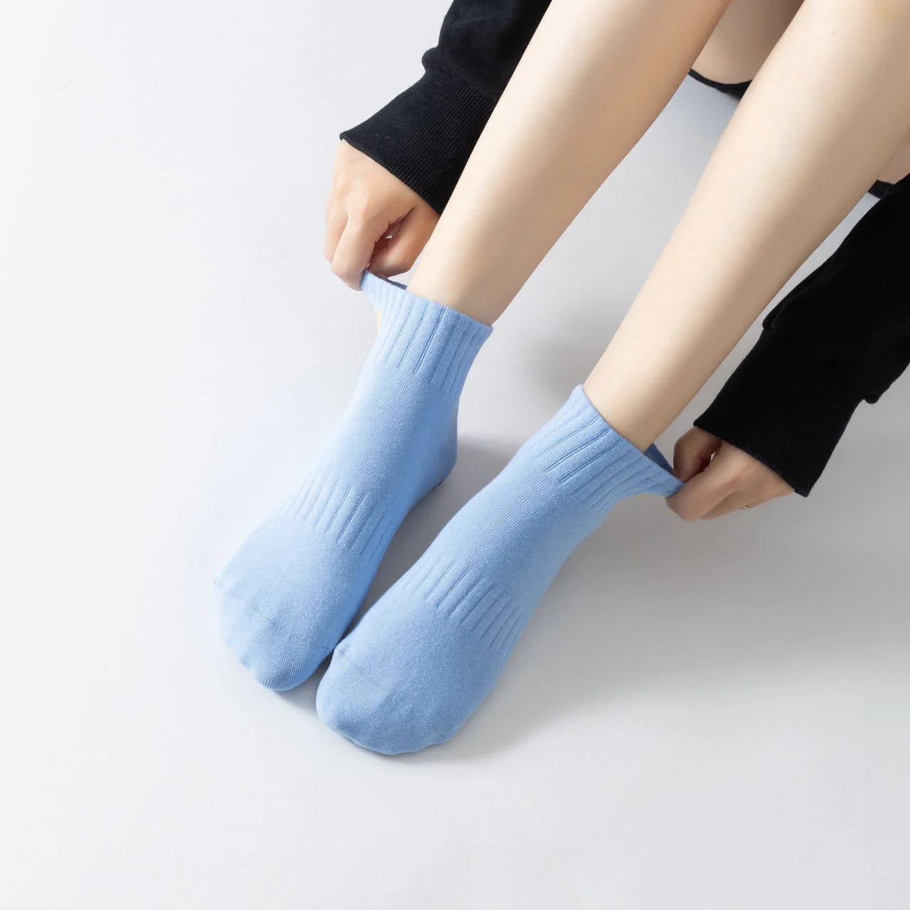 Cute Face Anti-Slip, Pilates Yoga Socks for Women